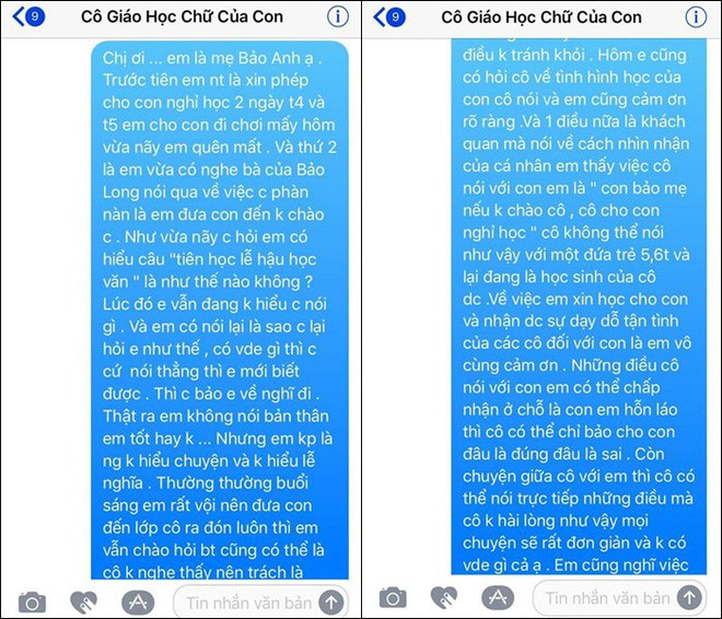 Mẹ trẻ khó xử khi cô giáo dạy chữ bắt cho con nghỉ học vì mẹ con không chào cô